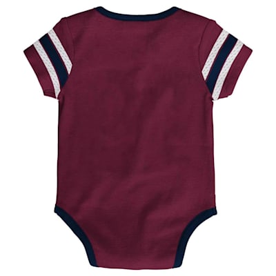  (Outerstuff Hockey Pro Team Onesie - Colorado Avalanche - Newborn)