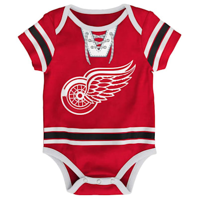 Newborn red wings jersey top