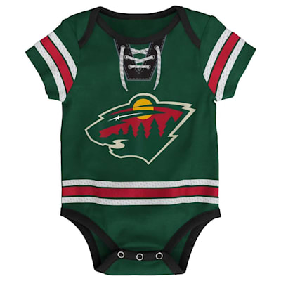 Outerstuff Hockey Pro Team Onesie Minnesota Wild Infant Pure