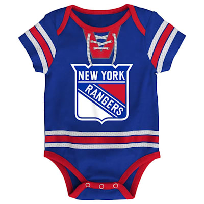  (Outerstuff Hockey Pro Team Onesie - New York Rangers - Newborn)
