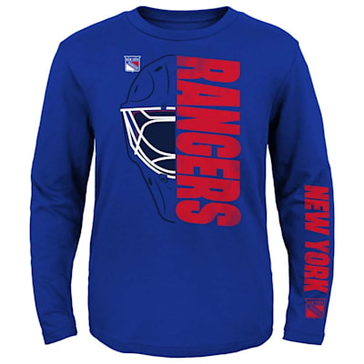 Outerstuff Shutout Long Sleeve Tee New York Rangers Youth Pure Hockey Equipment