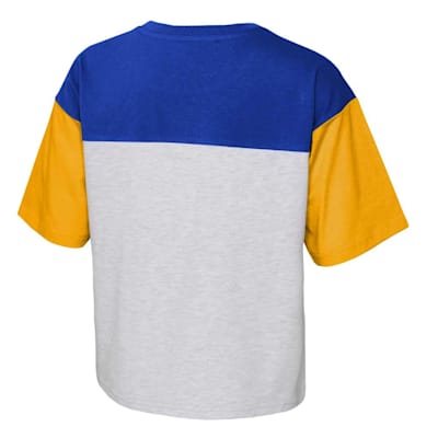  (Outerstuff Top Cheese Short Sleeve Jersey Tee - Buffalo Sabres - Girls)