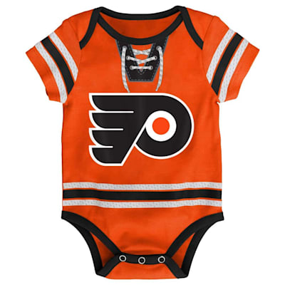  (Outerstuff Hockey Pro Team Onesie - Philadelphia Flyers - Newborn)