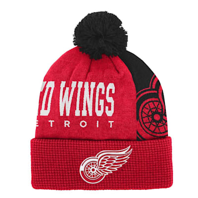  (Outerstuff Impact Cuffed Pom Beanie - Detroit Red Wings - Youth)