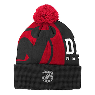  (Outerstuff Impact Cuffed Pom Beanie - New Jersey Devils - Youth)