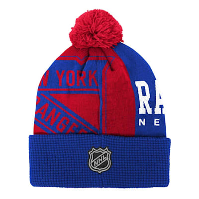  (Outerstuff Impact Cuffed Pom Beanie - New York Rangers - Youth)