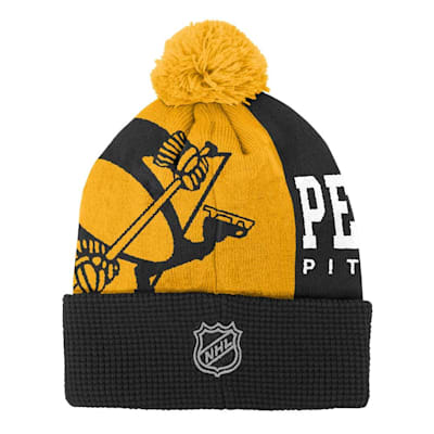  (Outerstuff Impact Cuffed Pom Beanie - Pittsburgh Penguins - Youth)
