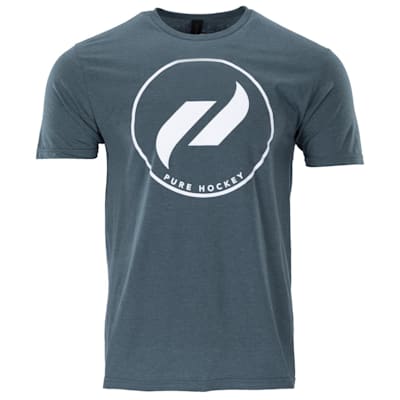  (Pure Hockey Classic Tee 3.0 - Steel Blue - Adult)