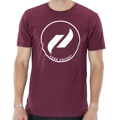  (Pure Hockey Classic Tee 3.0 - Maroon - Adult)
