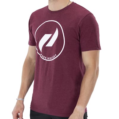  (Pure Hockey Classic Tee 3.0 - Maroon - Adult)