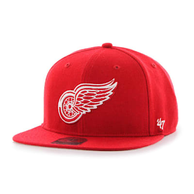  (47 Brand No Shot Captain Hat - Detroit Red Wings - Adult)