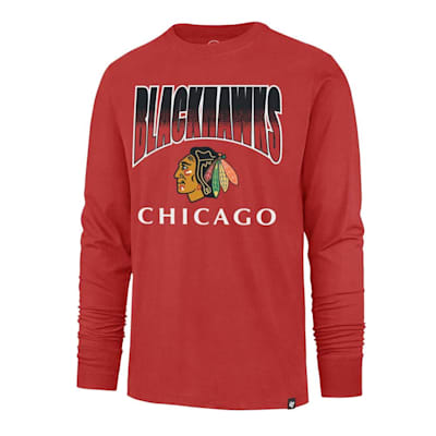  (47 Brand Sweep Down Franklin Long Sleeve Tee - Chicago Blackhawks - Adult)