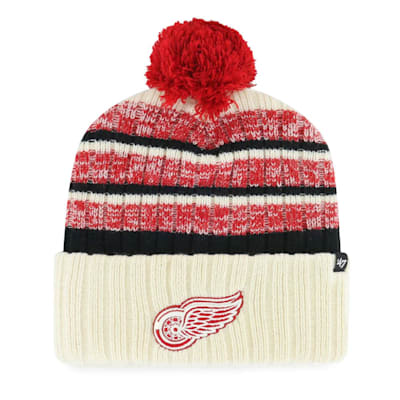 Detroit Red Wings Black Knit Hat