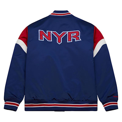  (Mitchell & Ness Heavyweight Satin Jacket - New York Rangers - Adult)