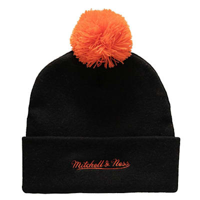  (Mitchell & Ness Punch Out Pom Knit - Anaheim Ducks - Adult)