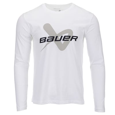 Bauer Brand Icon Long Sleeve T Shirt Adult Pure Hockey Equipment