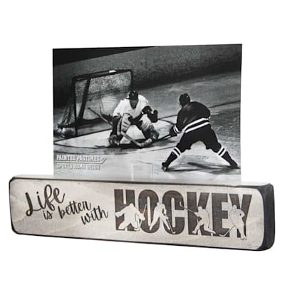  (Painted Pastimes Life is Better with Hockey Frame)