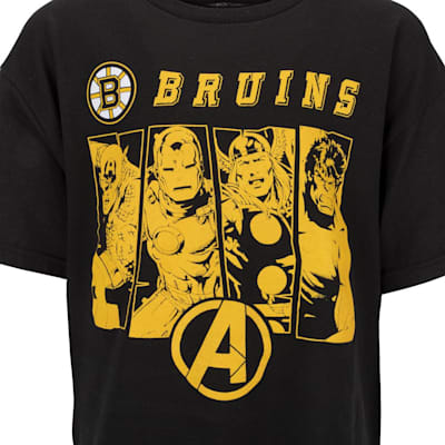  (Outerstuff NHL Team Up Marvel Short Sleeve T-Shirt - Boston Bruins - Youth)