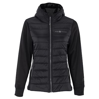 Ladies hybrid puffer jacket sale