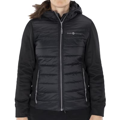 Ladies hybrid puffer jacket best sale