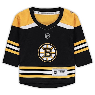 Youth Boston Bruins Black Home Replica Custom Jersey