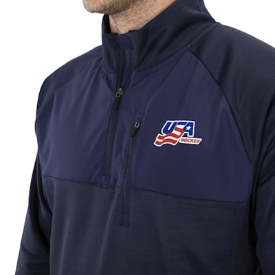  (USA Hockey 1/4 Zip Pullover - Adult)