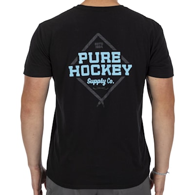 【HOCKEY】PULL TEE BLACK mens-chalk-line-black-d-
