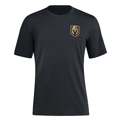 Adidas Rink Work Short Sleeve T Shirt Vegas Golden Knights Adult Pure Hockey Equipment