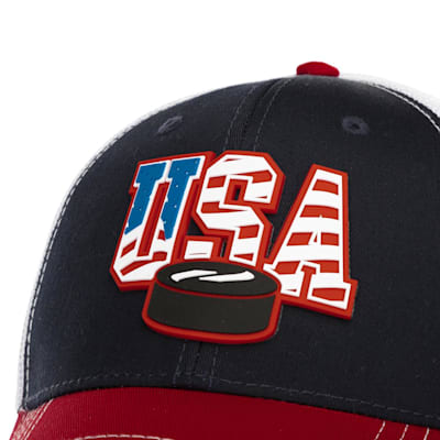  (Pure Hockey 4th USA Adjustable Hat)