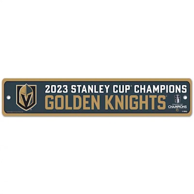  (Wincraft Stanley Cup Champion Street Sign 3.8x19 - Vegas Golden Knights)