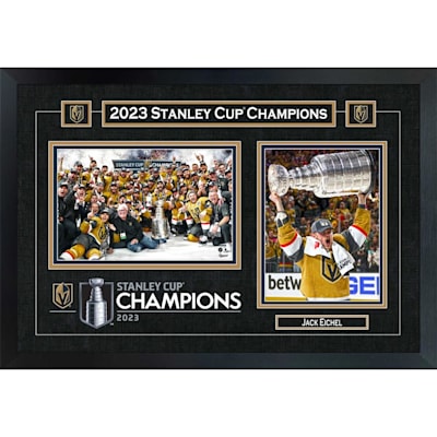  (Frameworth 2023 Stanley Cup Champion Double Photo - Vegas Golden Knights - Eichel)