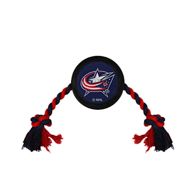  (Pets First Hockey Puck Pet Toy - Columbus Blue Jackets)