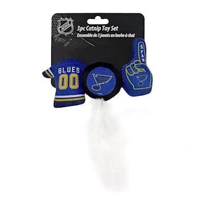  (Pets First 3pc Cat Toy Set - St. Louis Blues)