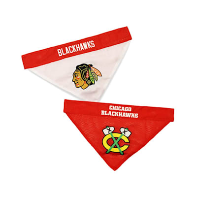  (Pets First Reversible Bandana - Chicago Blackhawks)