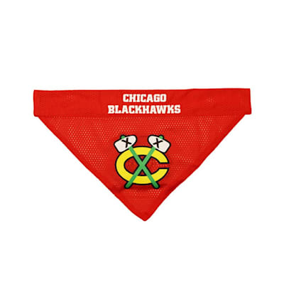  (Pets First Reversible Bandana - Chicago Blackhawks)