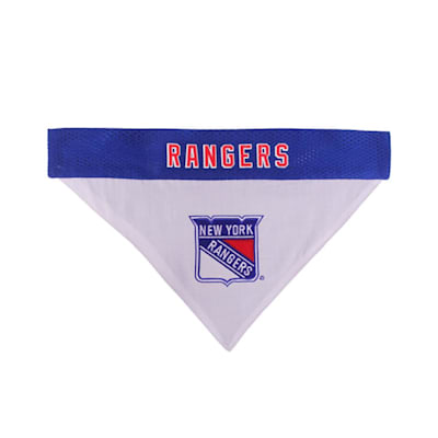  (Pets First Reversible Bandana - New York Rangers)