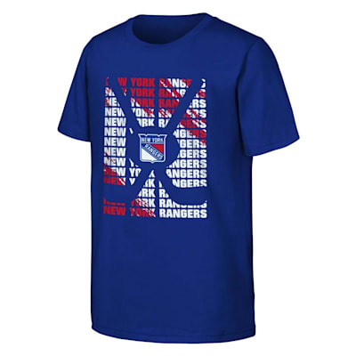  (Outerstuff Box Short Sleeve Tee - New York Rangers - Youth)