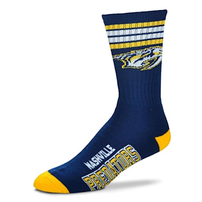  (For Bare Feet 4-Stripe Deuce Crew Sock - Nashville Predators - Youth)