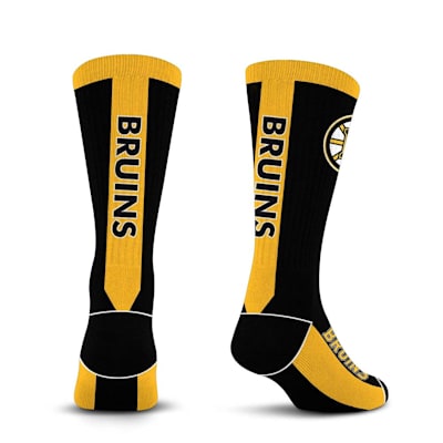  (For Bare Feet MVP Crew Socks - Boston Bruins - Adult)