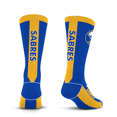  (For Bare Feet MVP Crew Sock - Buffalo Sabres - Adult)