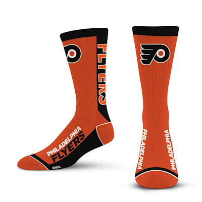  (For Bare Feet MVP Crew Sock - Philadelphia Flyers - Adult)