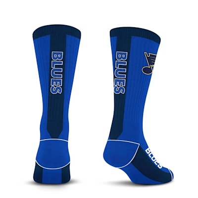 (For Bare Feet MVP Crew Sock - St. Louis Blues - Adult)