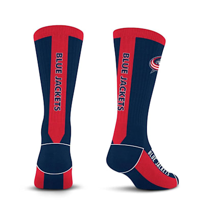  (For Bare Feet MVP Crew Sock Columbus Blue Jackets - Adult)