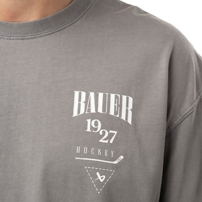  (Bauer Acid Wash Long Sleeve Tee Shirt - Adult)