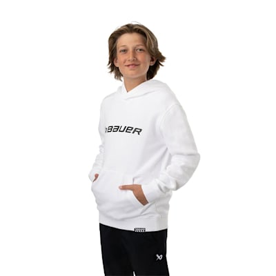 Bauer Youth Core Ultimate Hoodie Medium White