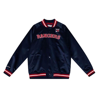  (Mitchell & Ness Light Weight Satin Jacket - New York Rangers - Youth)