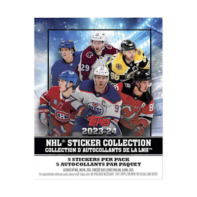  (Topps 2023/2024 NHL Sticker Pack)