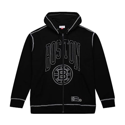  (Mitchell & Ness Contrast 2K Zip Hoodie - Boston Bruins - Adult)
