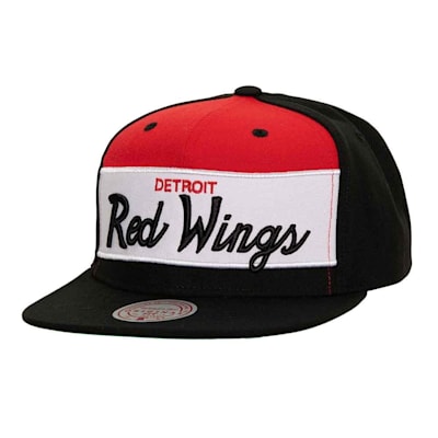 Mitchell Ness Retro Sport Snapback Hat Detroit Red Wings