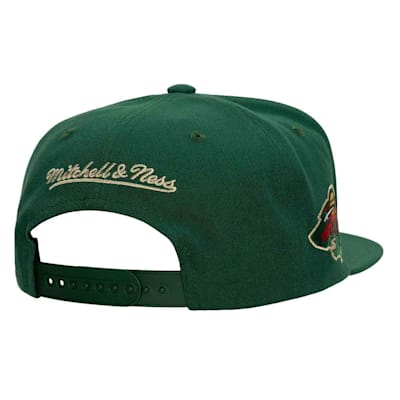  (Mitchell & Ness Retro Sport Snapback Hat - Minnesota Wild - Adult)